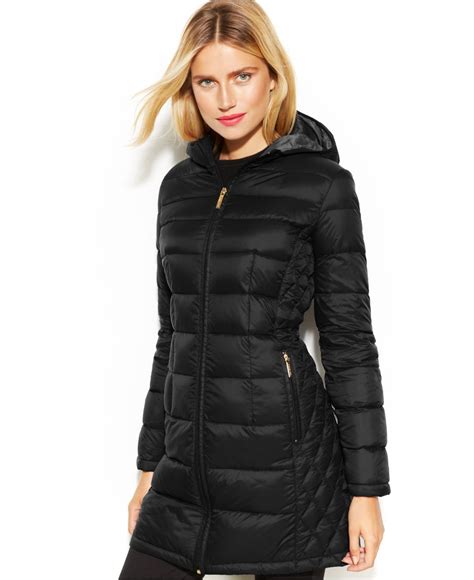 michael kors petite packable down jacket|Michael Kors packable puffer jacket.